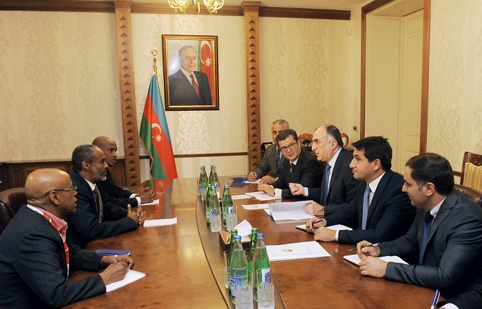 Azerbaijan`s FM meets Minister of Defence of Djibouti 